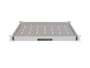 LANBERG POSUVNÁ POLICE PRO 19" RACKOVÉ SKŘÍNĚ 350MM ŠEDÁ (1U/445X350MM, NOSNOST DO 35KG, 4PO - obrázek 7