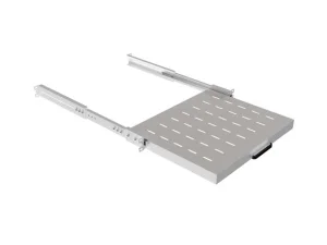 LANBERG POSUVNÁ POLICE PRO 19" RACKOVÉ SKŘÍNĚ 350MM ŠEDÁ (1U/445X350MM, NOSNOST DO 35KG, 4PO - obrázek 8