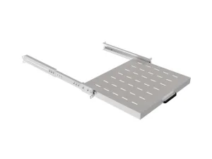 LANBERG POSUVNÁ POLICE PRO 19" RACKOVÉ SKŘÍNĚ 350MM ŠEDÁ (1U/445X350MM, NOSNOST DO 35KG, 4PO - obrázek 9