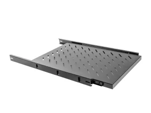 LANBERG 19" POSUVNÁ POLICE 1U/465X750MM MAX. NOSNOST DO 60 KG ČERNÁ