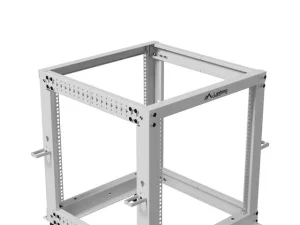 LANBERG OTEVŘENÝ RACK 19" 12U 600X600-1100 NASTAVITELNÝ ŠEDÝ - obrázek 7