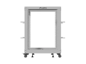 LANBERG OTEVŘENÝ RACK 19" 15U 600X600-1100 NASTAVITELNÝ ŠEDÝ - obrázek 3