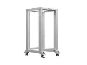LANBERG OTEVŘENÝ RACK 19" 22U 600X800 ŠEDÝ - obrázek 2