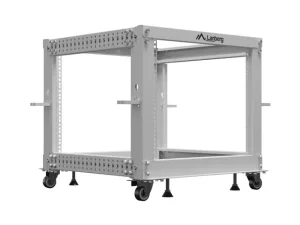 LANBERG OTEVŘENÝ RACK 19" 9U 600X600-1100 NASTAVITELNÝ ŠEDÝ - obrázek 6