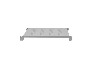 LANBERG POLICE PRO 19" SKŘÍNĚ 800MM ŠEDÁ (1U/483X500MM NOSNOST DO 25KG, 4BODOVÁ MONTÁŽ) - obrázek 3