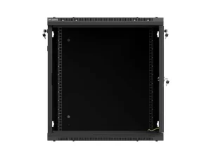 LANBERG NÁSTĚNNÁ INSTALAČNÍ SKŘÍŇ 19" 12U 600X600 ČERNÉ PERFOROVANÉ DVEŘE (PLOCHÉ BALENÍ) - obrázek 3