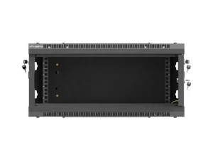 LANBERG NÁSTĚNNÁ INSTALAČNÍ SKŘÍŇ 19" 4U 600X600 ČERNÉ KOVOVÉ DVEŘE (PLOCHÉ BALENÍ) - obrázek 4