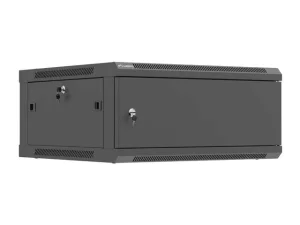 LANBERG NÁSTĚNNÁ INSTALAČNÍ SKŘÍŇ 19" 4U 600X600 ČERNÉ KOVOVÉ DVEŘE (PLOCHÉ BALENÍ) - obrázek 7