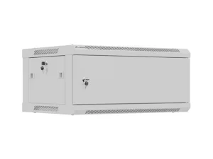 LANBERG NÁSTĚNNÁ INSTALAČNÍ SKŘÍŇ 19" 4U 600X450 ŠEDÁ KOVOVÁ DVÍŘKA (PLOCHÉ BALENÍ) - obrázek 8