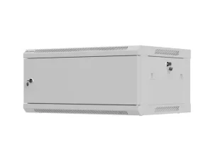 LANBERG NÁSTĚNNÁ INSTALAČNÍ SKŘÍŇ 19" 4U 600X450 ŠEDÁ KOVOVÁ DVÍŘKA (PLOCHÉ BALENÍ)