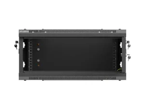 LANBERG  NÁSTĚNNÁ INSTALAČNÍ SKŘÍŇ 19" 4U 600X450 ČERNÉ KOVOVÉ DVEŘE (PLOCHÉ BALENÍ) - obrázek 13