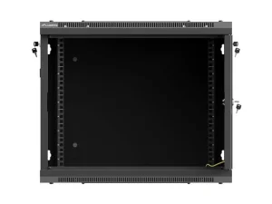 LANBERG NÁSTĚNNÁ INSTALAČNÍ SKŘÍŇ 19" 9U 600X600 ČERNÉ PERFOROVANÉ DVEŘE (PLOCHÉ BALENÍ) - obrázek 5