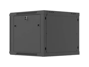 LANBERG NÁSTĚNNÁ INSTALAČNÍ SKŘÍŇ 19" 9U 600X600 ČERNÉ PERFOROVANÉ DVEŘE (PLOCHÉ BALENÍ) - obrázek 7