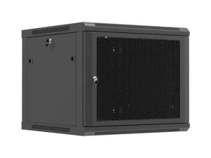 LANBERG NÁSTĚNNÁ INSTALAČNÍ SKŘÍŇ 19" 9U 600X600 ČERNÉ PERFOROVANÉ DVEŘE (PLOCHÉ BALENÍ) - obrázek 9