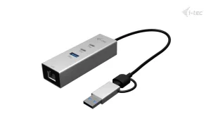 i-tec USB-C/USB-A Metal HUB 3 (2x USB-C, 1x USB-A) Port + 2.5GLAN - obrázek 2