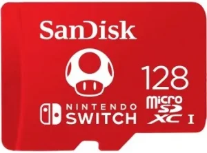 SanDisk Ninendo Switch/micro SDXC/128GB/UHS-I U3 / Class 10/Červená