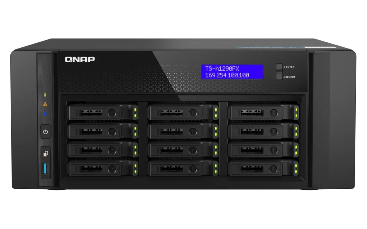 QNAP QAI-h1290FX AMD EPYC 7302P 128GB ECC RAM NAS
