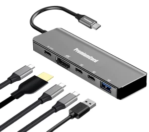 PremiumCord adaptér USB-C na HDMI+USB A+USB C+PD - obrázek 2