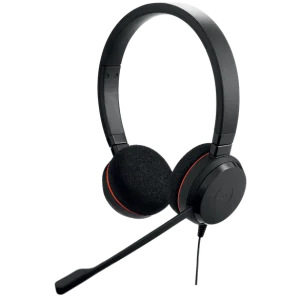 Jabra Evolve 20/Stereo/USB-C/Drát/MS/Černá