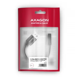 AXAGON ADA-HA, USB-A na 3.5mm jack Hi-Res DAC audio adaptér, 384kHz/32bit, stereo - obrázek 9