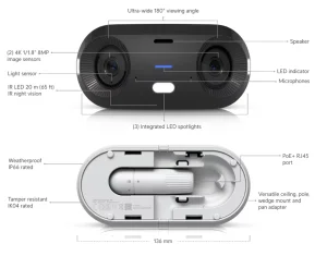 Ubiquiti UniFi Protect G6 180 venkovní kamera, bílá - obrázek 12