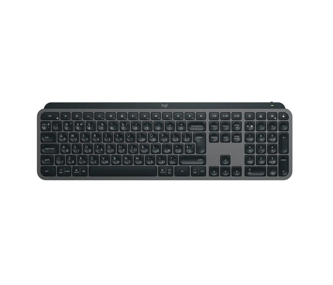 Logitech klávesnice MX keys S Graphite, CZ/SK _