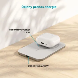 Epico Slim 3000mAh Mag+ powerbanka EM31b - stříbrná - obrázek 3