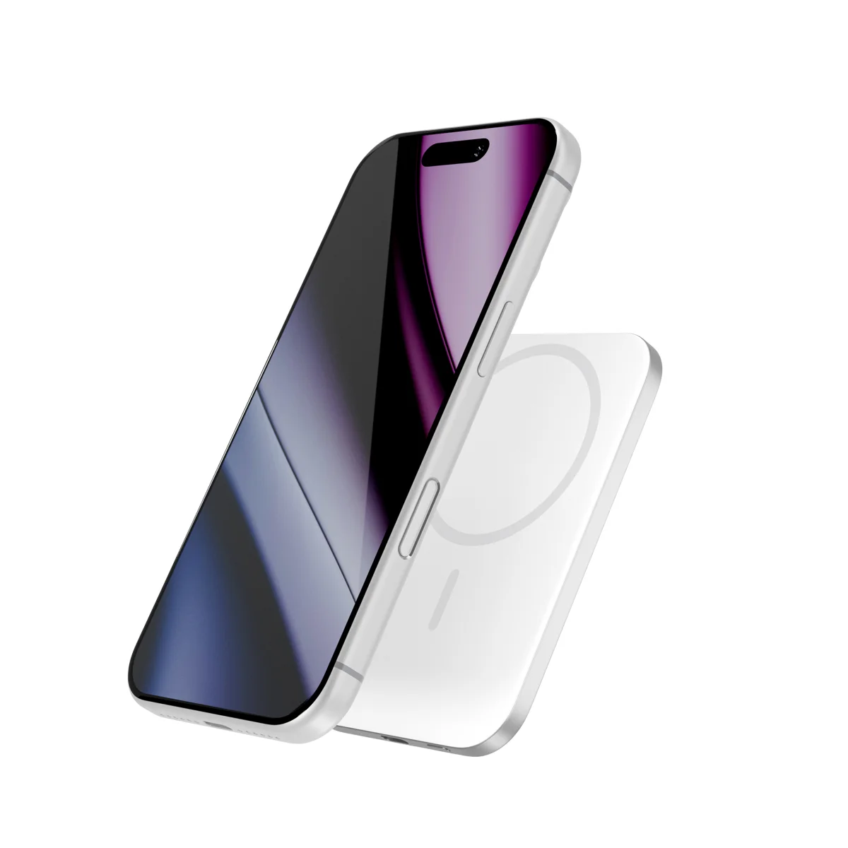 Epico Slim 3000mAh Mag+ powerbanka EM31b - stříbrná