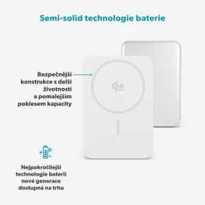 Epico Qi2 25W 10000mAh Mag+ powerbanka EM75 - stříbrná - obrázek 3
