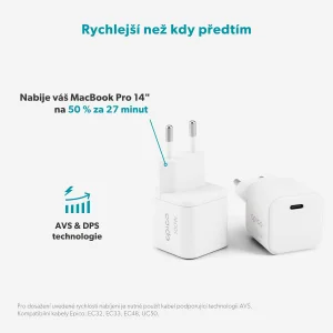 Epico Micro AVS GaN 100W dynamický adaptér EA100b - obrázek 5