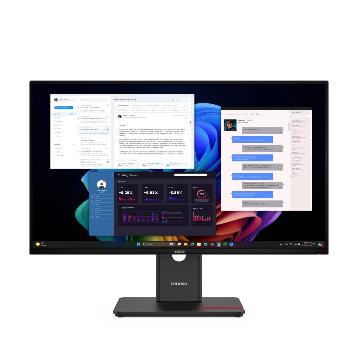 ThinkVision T27UD-40 27" 4K UHD IPS Monitor