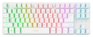 Trust GXT831 Thado TKL/Bezdrátové USB/US/Bílá - obrázek 4