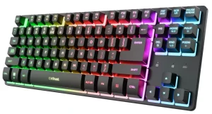 Trust GXT831 Thado TKL/Bezdrátové USB/US/Černá