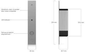 Ubiquiti UACC-Lock-Bolt-Secure, UniFi Access Fail-Secure Bolt Lock - obrázek 3
