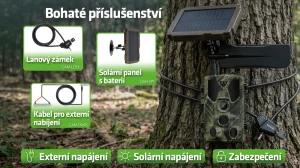 EVOLVEO StrongVision LTE POWER, fotopast & bezp. kamera,  4G LTE, cloud/e-mail,  3x21700 baterie - obrázek 11