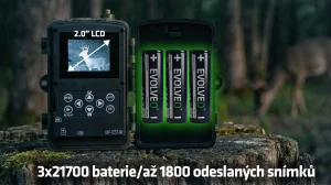 EVOLVEO StrongVision LTE POWER, fotopast & bezp. kamera,  4G LTE, cloud/e-mail,  3x21700 baterie - obrázek 10