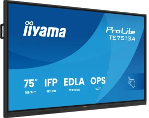 75" iiyama TE7513A-B2AG:IPS,4K,40P,EDLA - obrázek 2