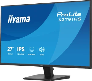 27" iiyama X2791HS-B1:IPS,FHD,HDMI,DP,120Hz - obrázek 3