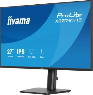 27" iiyama XB2791HS-B1:IPS,FHD,HDMI,DP,120Hz,HAS - obrázek 5