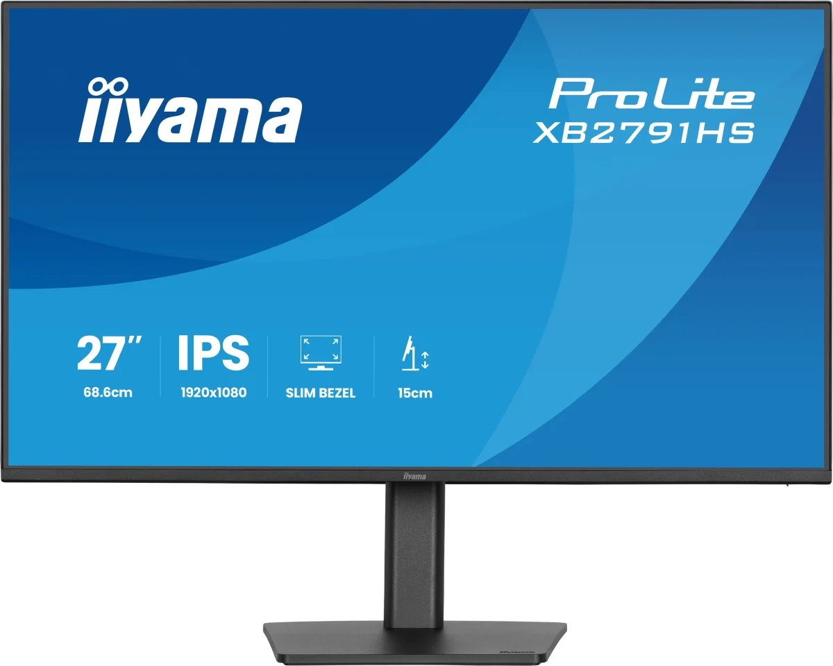 27" iiyama XB2791HS-B1:IPS,FHD,HDMI,DP,120Hz,HAS