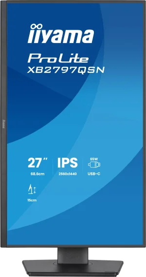 iiyama ProLite XB2797QSN-B1 27" Monitor IPS QHD 75Hz - obrázek 3