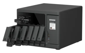 QNAP TVS-h877AX-R5 NAS Ryzen 5 16GB 10x SATA 10GbE - obrázek 3