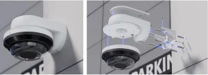 UniFi Enterprise AI Multi Sensor montážní rameno 4 kamer, bílé - obrázek 18