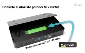 i-tec Thunderbolt 5 dokovací stanice, 140W PD - obrázek 3