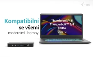 i-tec Thunderbolt 5 dokovací stanice, 140W PD - obrázek 10