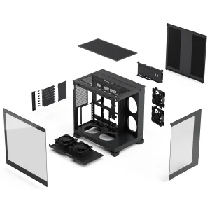 Fractal Pop 2 Vision/Midi Tower/Transpar./Černá - obrázek 2