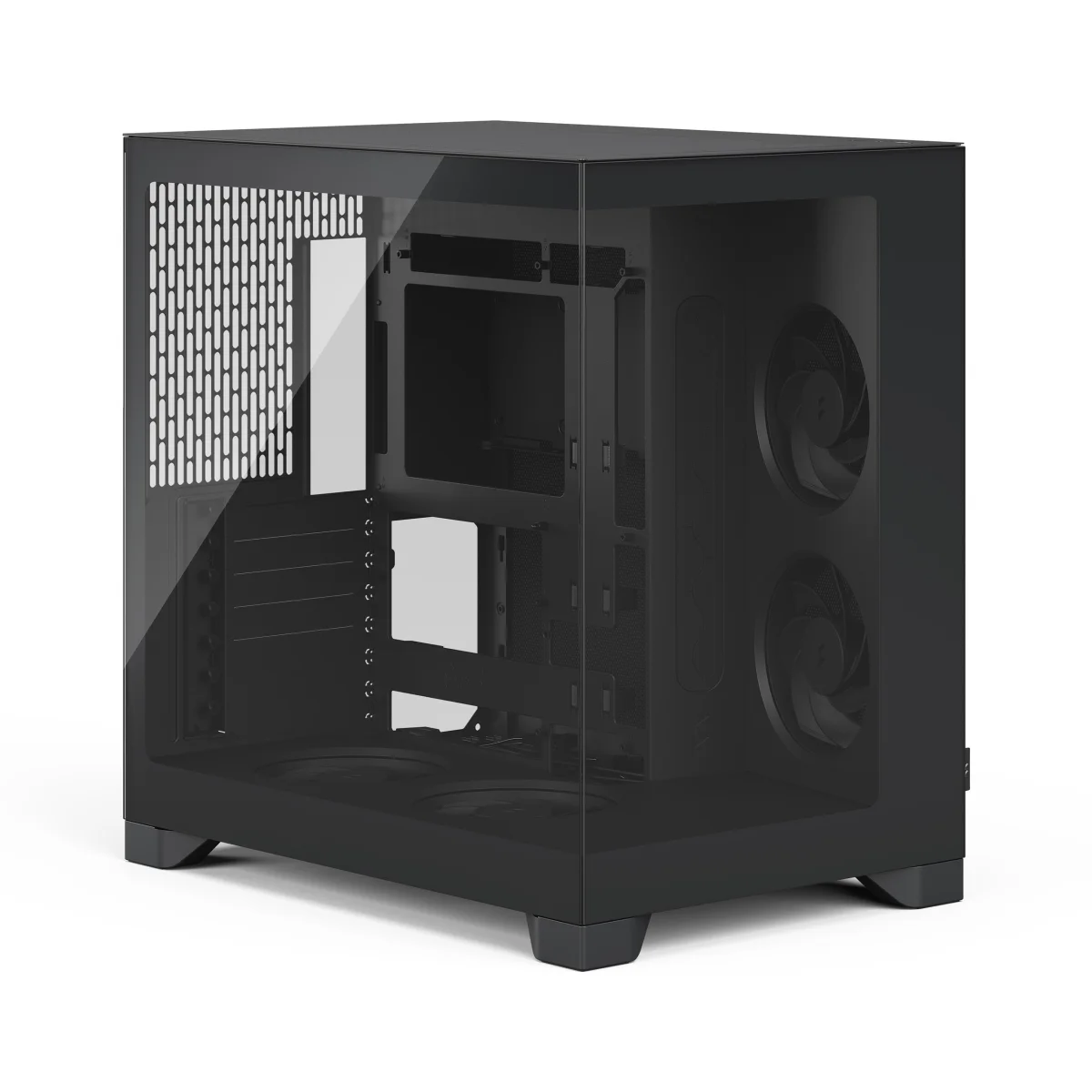 Fractal Pop 2 Vision/Midi Tower/Transpar./Černá
