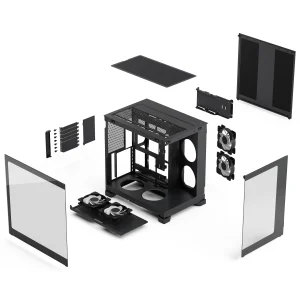 Fractal Pop 2 Vision/Midi Tower/Transpar./Černá - obrázek 4