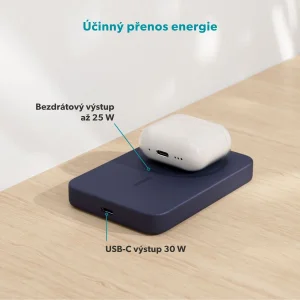 Epico Qi2 25W 10000mAh Mag+ powerbanka EM75 -  modrá - obrázek 2