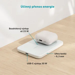 Epico Qi2 25W 5000mAh Mag+ powerbanka EM55 - stříbrná - obrázek 5